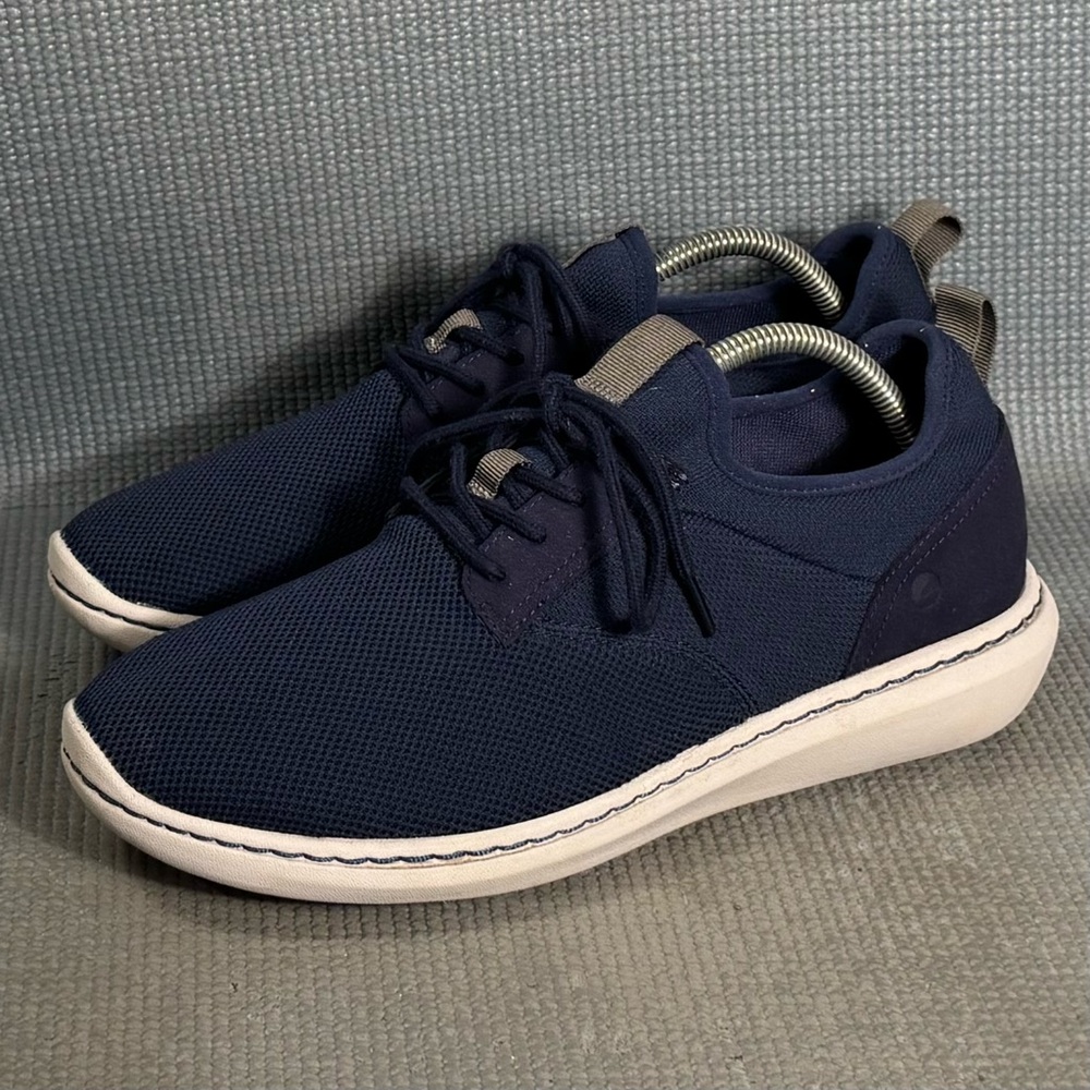 Clarks Men's Step‎ Urban Low Oxford Blue Sneakers Size 8 Wide